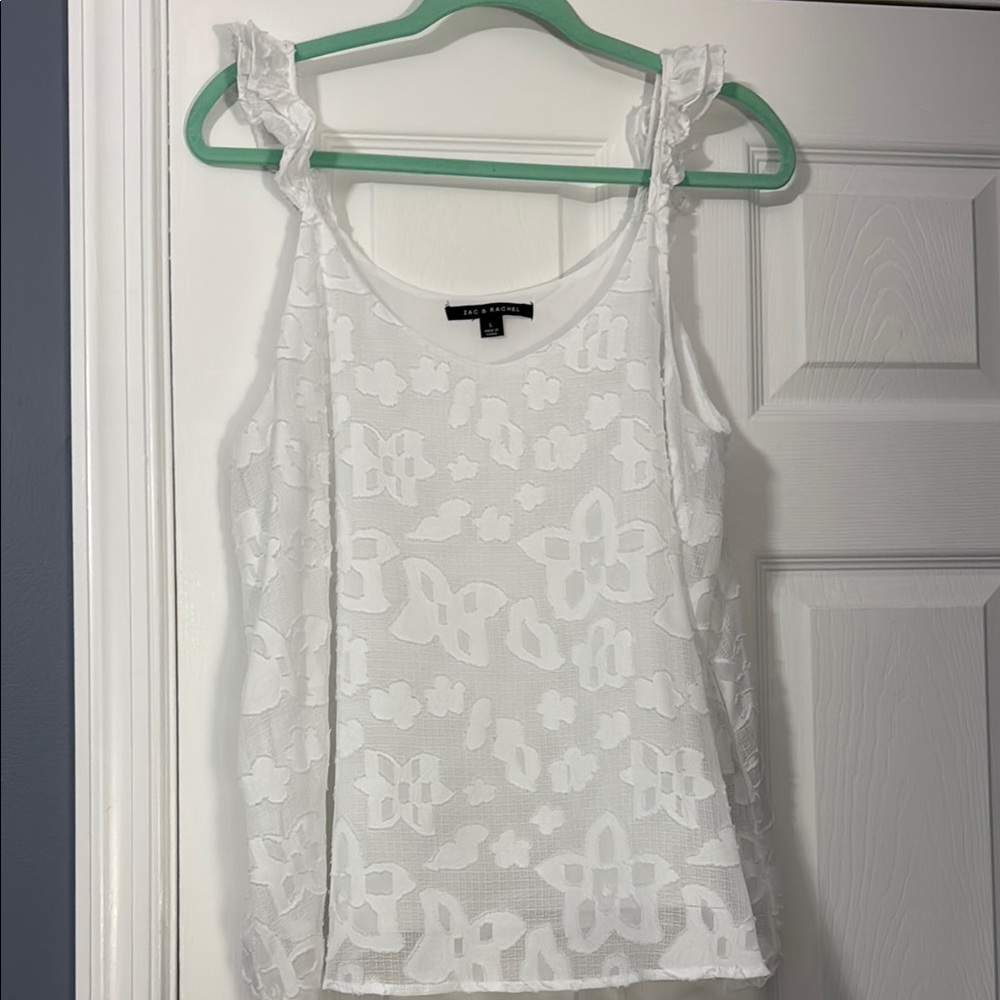 Zac & Rachel White Floral Camisole